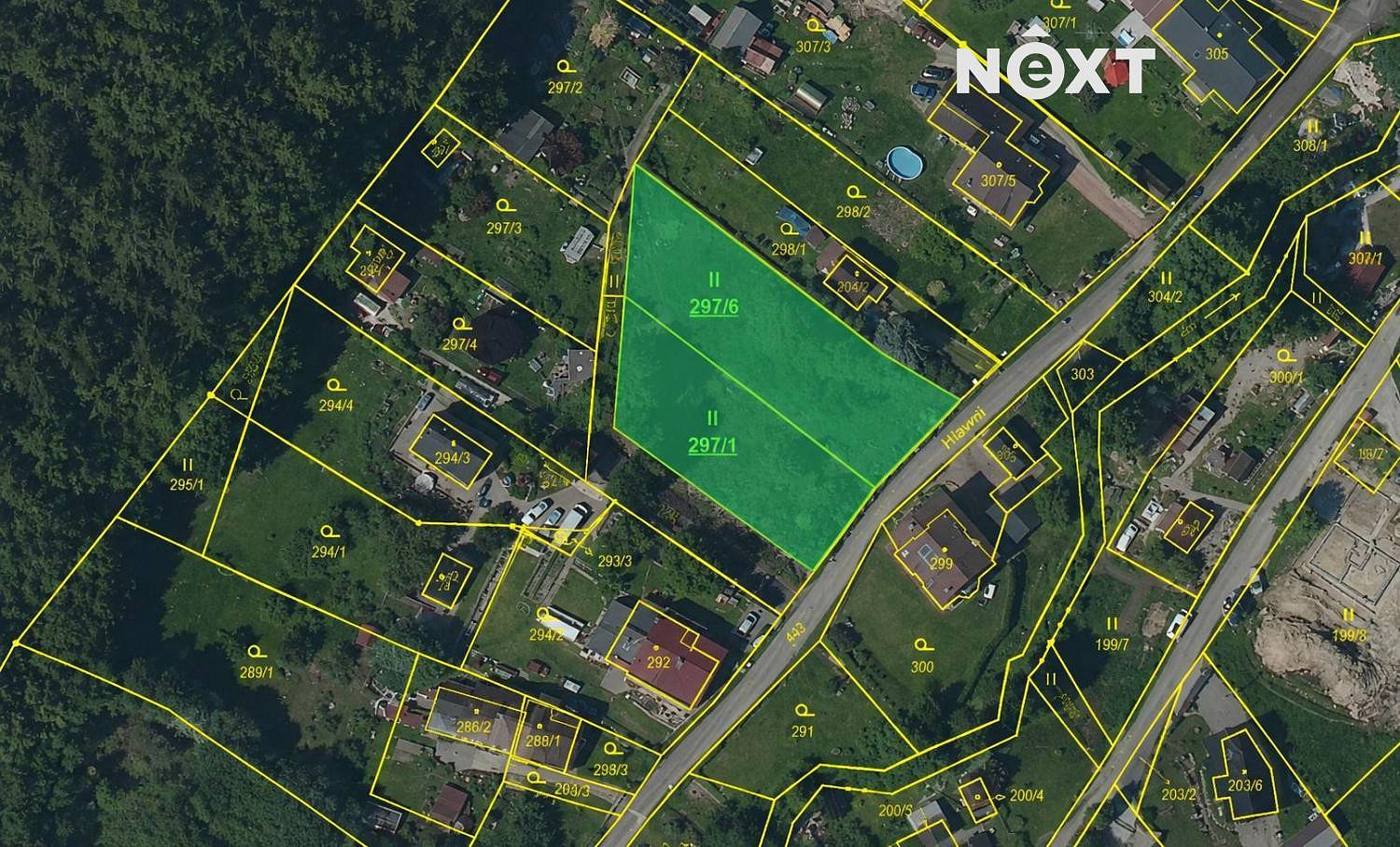 Prodej stavebního pozemku 1 772 m²