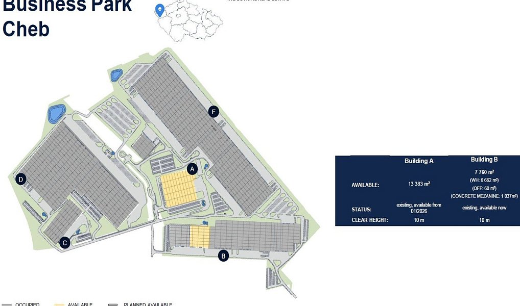 Pronájem výrobních prostor 7 760 m², Cheb – náhled fotky 16