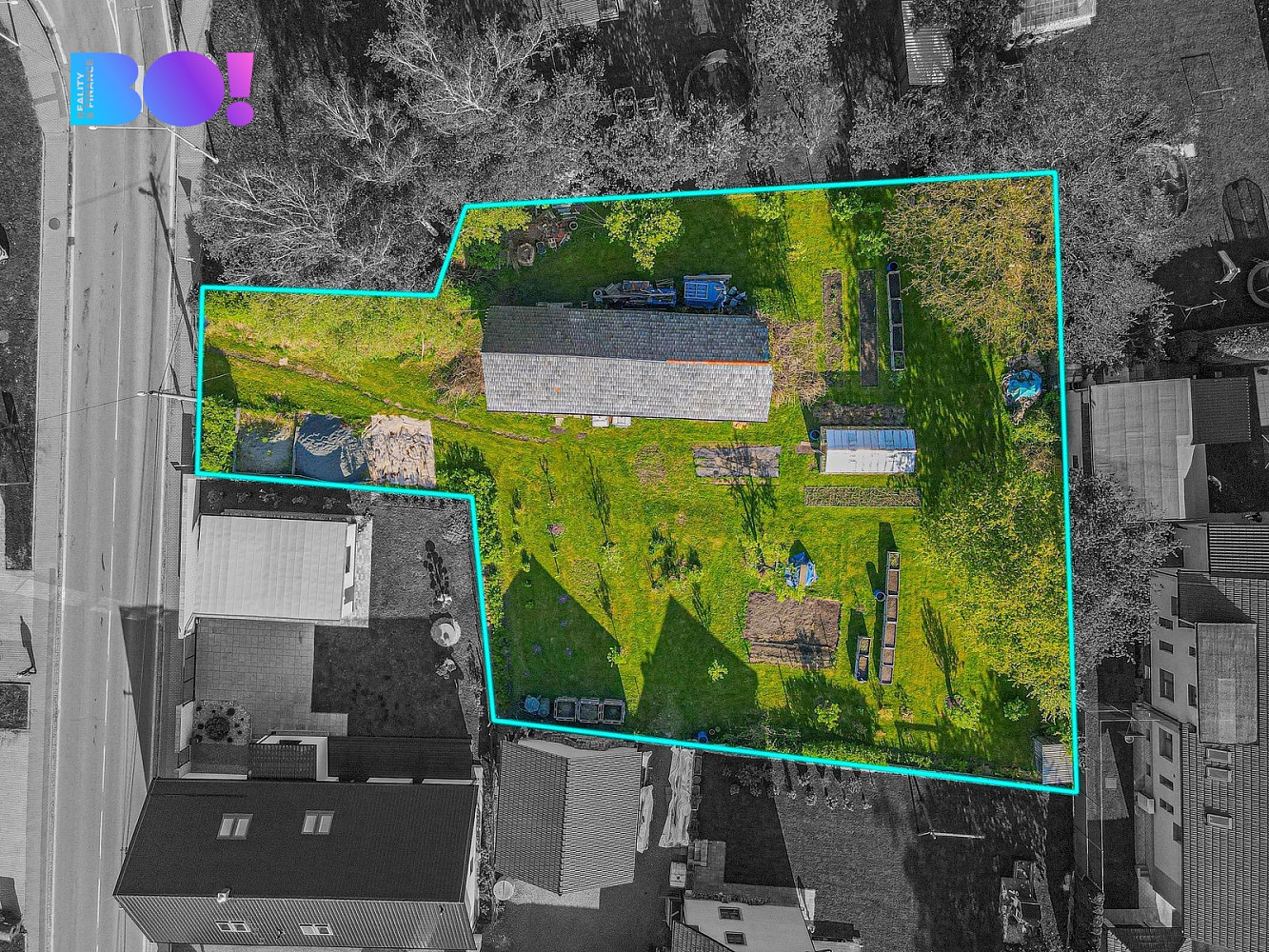 Prodej stavebního pozemku 1 631 m² – fotografie 3