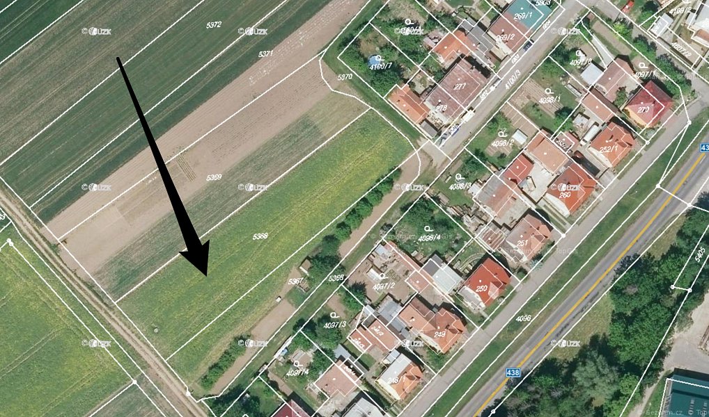 Prodej stavebního pozemku 2 309 m², Vítonice – náhled fotky 3