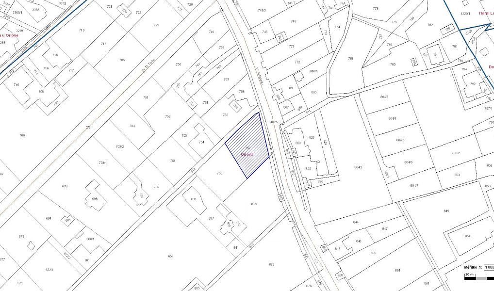 Prodej stavebního pozemku 1 272 m², Orlová – náhled fotky 3