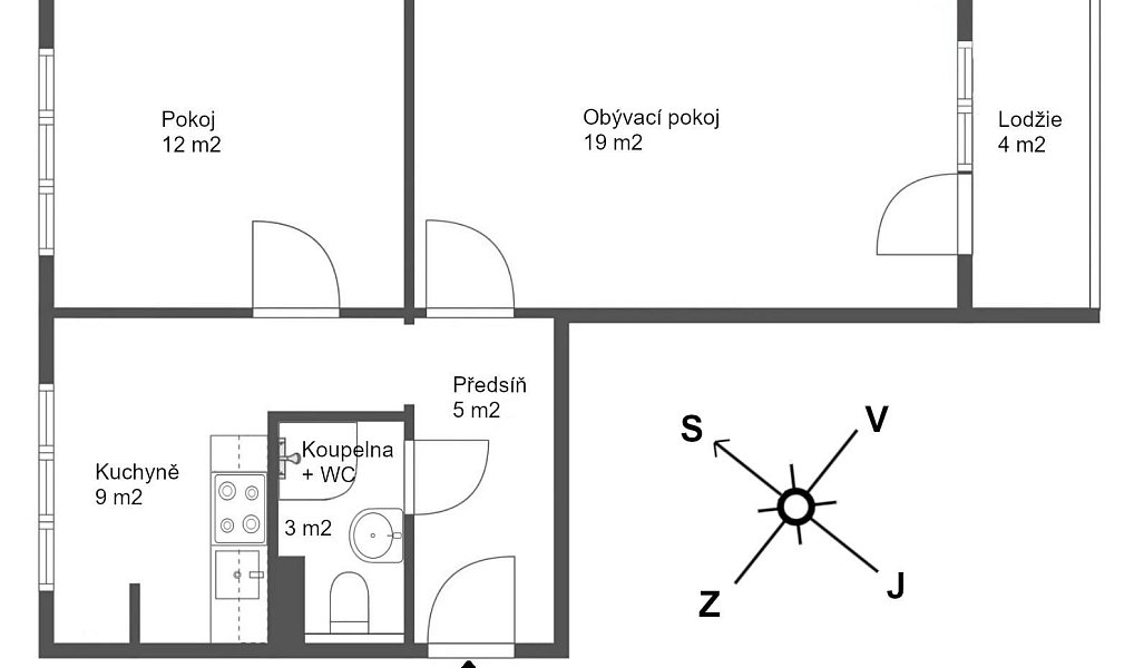 Prodej bytu 2+1 49 m², Beroun – náhled fotky 7