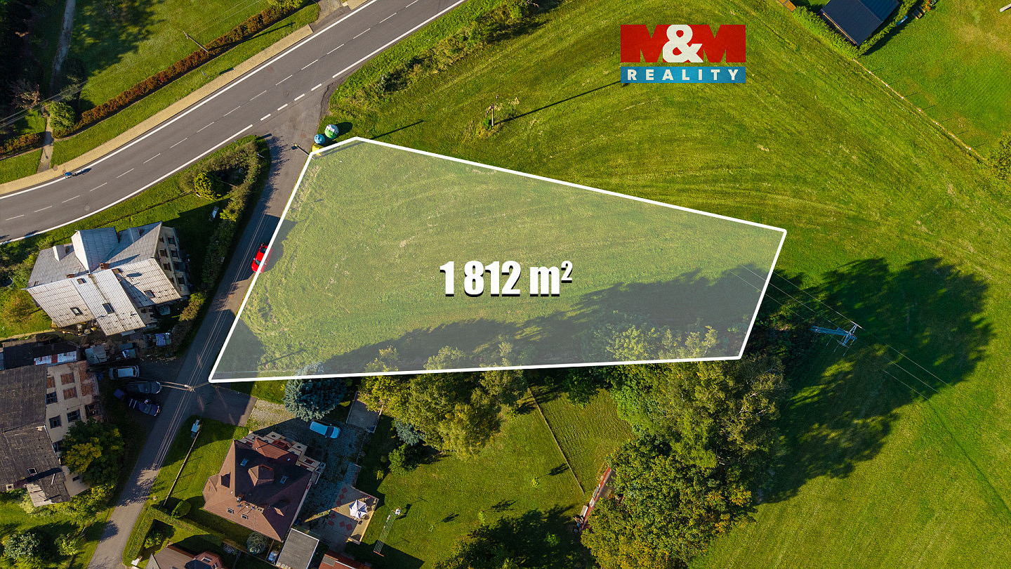 Prodej stavebního pozemku 1 812 m²