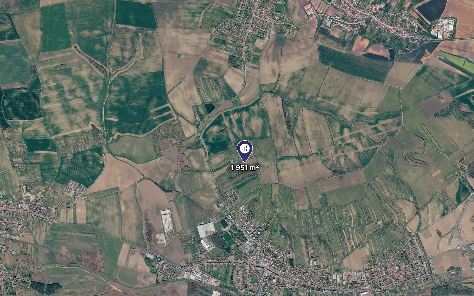 Prodej pole 1 951 m² – fotografie 2