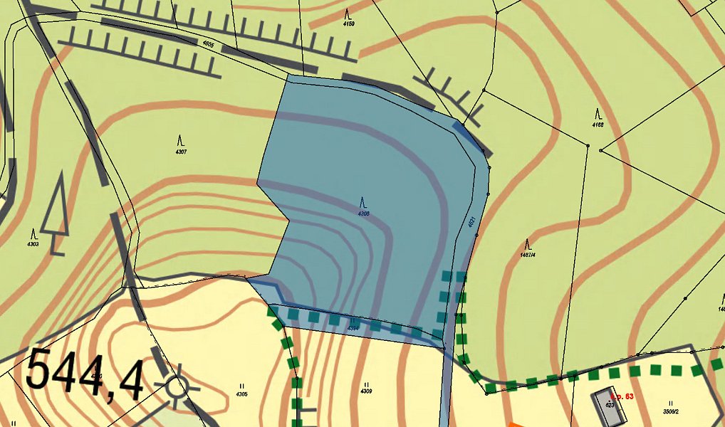 Prodej lesa 3 724 m², Koberovy – náhled fotky 3