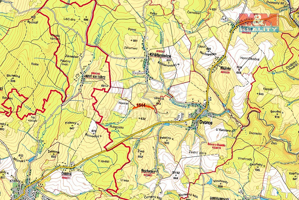 Prodej louky, 28165 m², Dvorce u Bruntálu – pohled 4