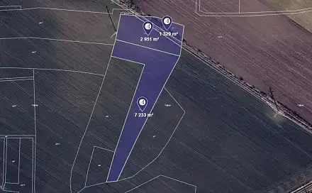 Prodej pole 11 513 m², Velim, okres Kolín