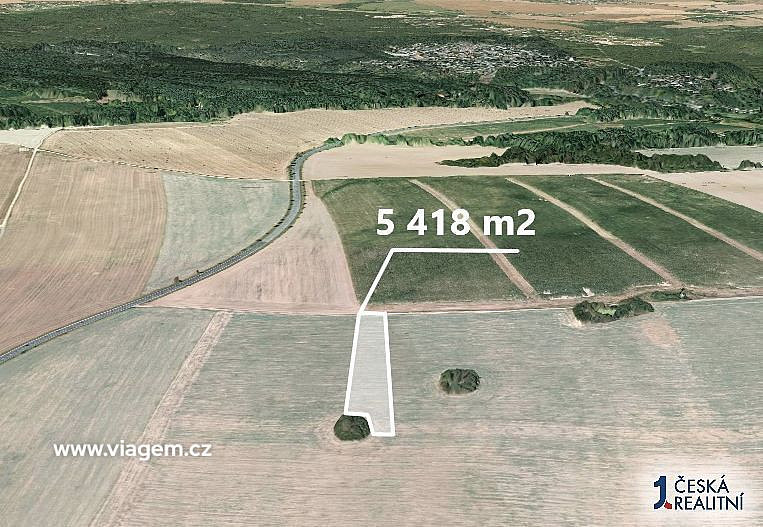 Prodej pole 1 083 m² – fotografie 2