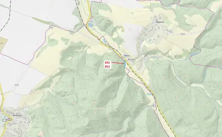 Dražba lesa 1 054 m², Březinky