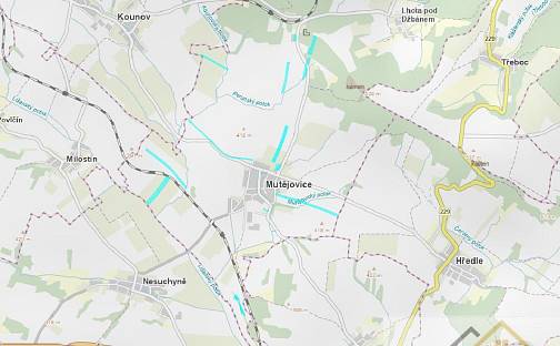 Prodej pole 193 722 m², Mutějovice, okres Rakovník