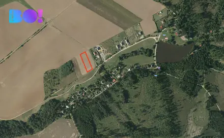 Prodej stavebního pozemku 1 949 m², Pucov, okres Třebíč