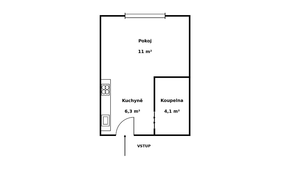 Prodej bytu 1+kk 21 m², Znojmo – náhled fotky 14