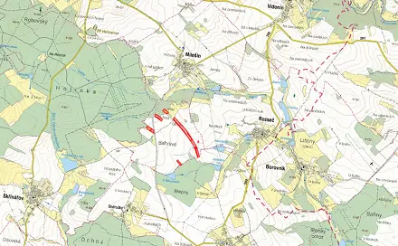 Prodej pole 19 885 m², Milešín, okres Žďár nad Sázavou