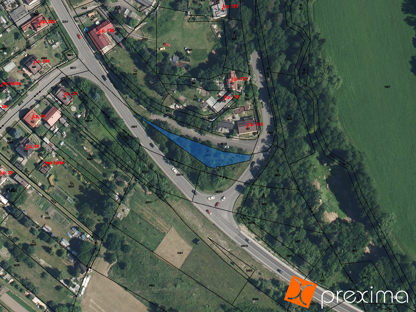 Prodej komerčního pozemku 119 m²