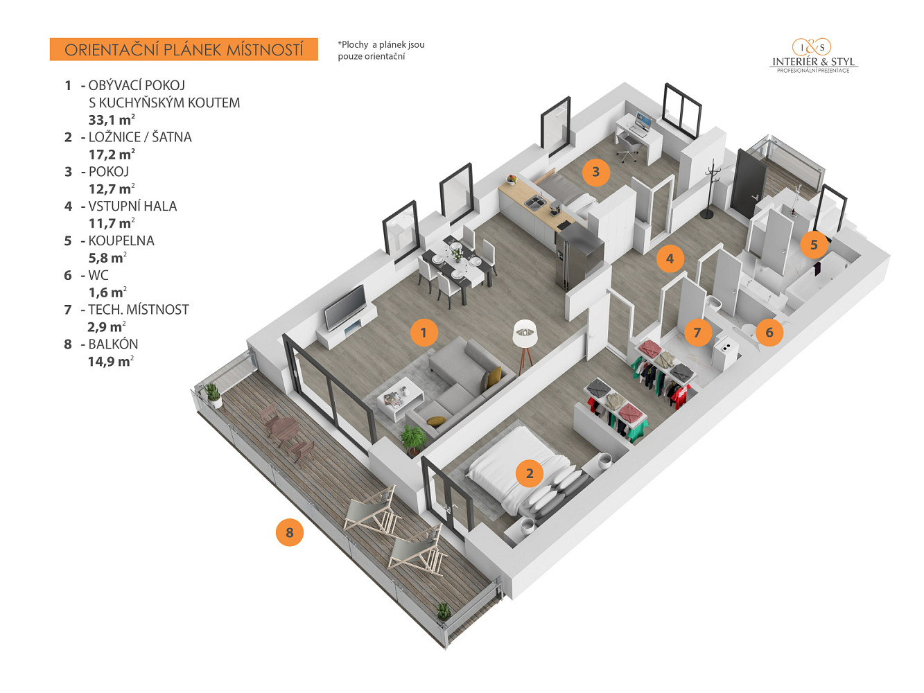 Prodej bytu 4+kk 115 m² — photo 3