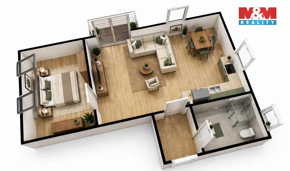 Prodej bytu 2+kk 60 m², Golčův Jeníkov – náhled fotky 6