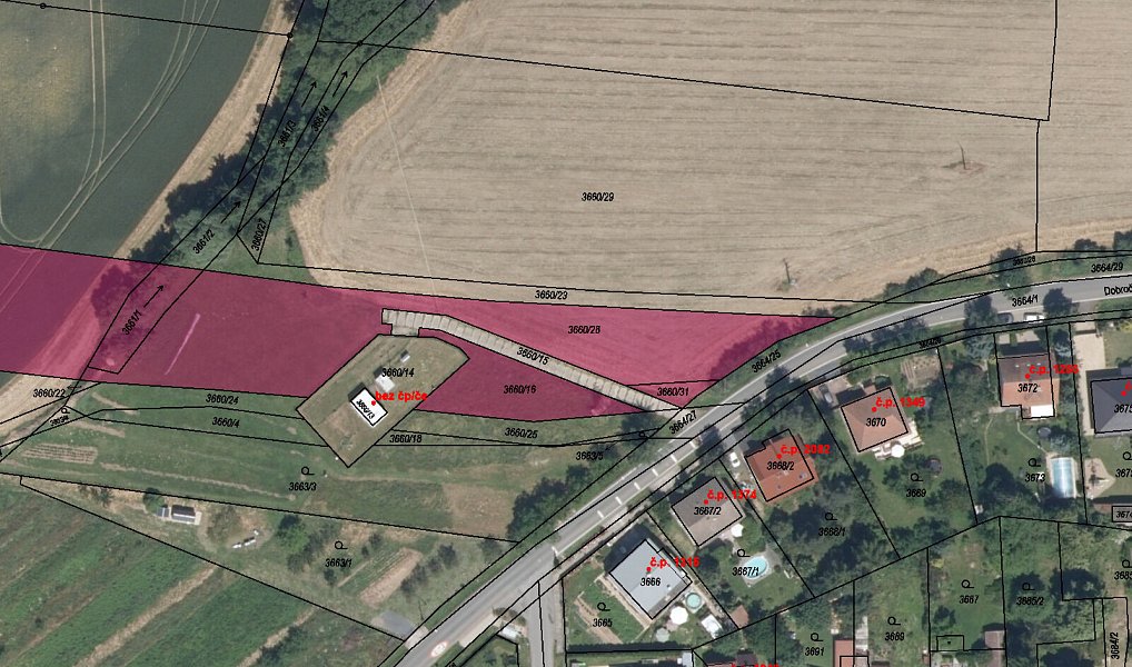 Prodej stavebního pozemku 12 757 m², Úvaly – náhled fotky 2