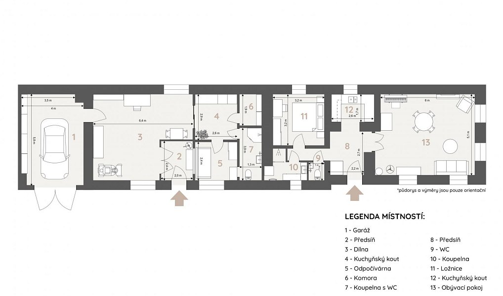 Prodej domu 233 m² s pozemkem 1 102 m², Ondřejov – náhled fotky 4