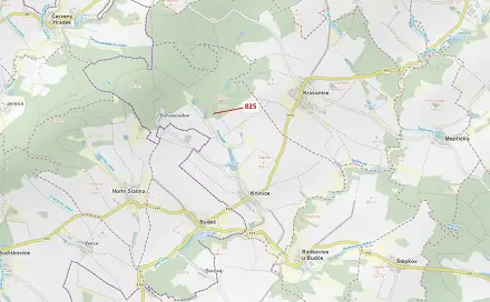 Dražba lesa 1 364 m², Knínice