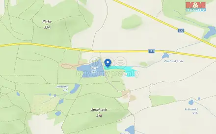 Prodej louky 26 519 m², Nepomuk, okres Plzeň-Jih
