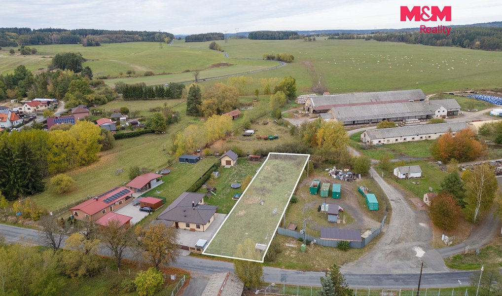 Prodej stavebního pozemku 1 300 m², Stráž – náhled fotky 3