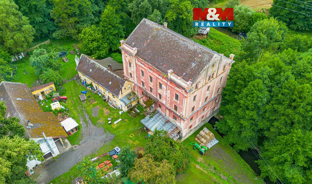 Prodej historického objektu Červeného mlýna, 934 m2, Klatovy, Klatovy – fotka 1 z 30