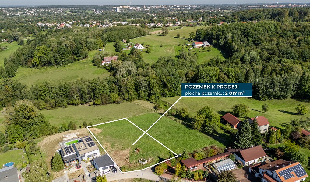 Prodej stavebního pozemku 2 017 m², Václavovice – fotka 1 z 7