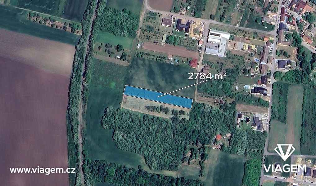 Prodej stavebního pozemku 696 m², Hrabětice – náhled fotky 2