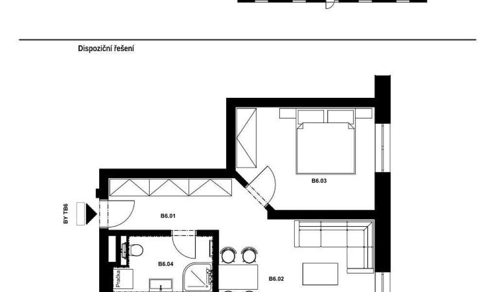 Prodej bytu 2+kk 56 m², Ostrov – náhled fotky 5