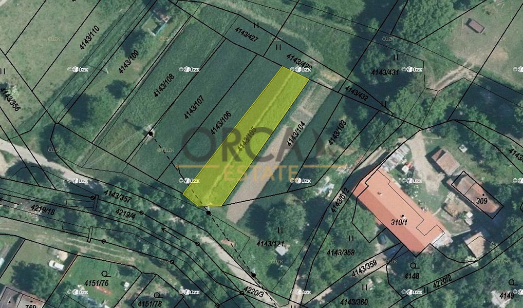 Prodej pole 224 m², Nová Lhota – fotka 1 z 5