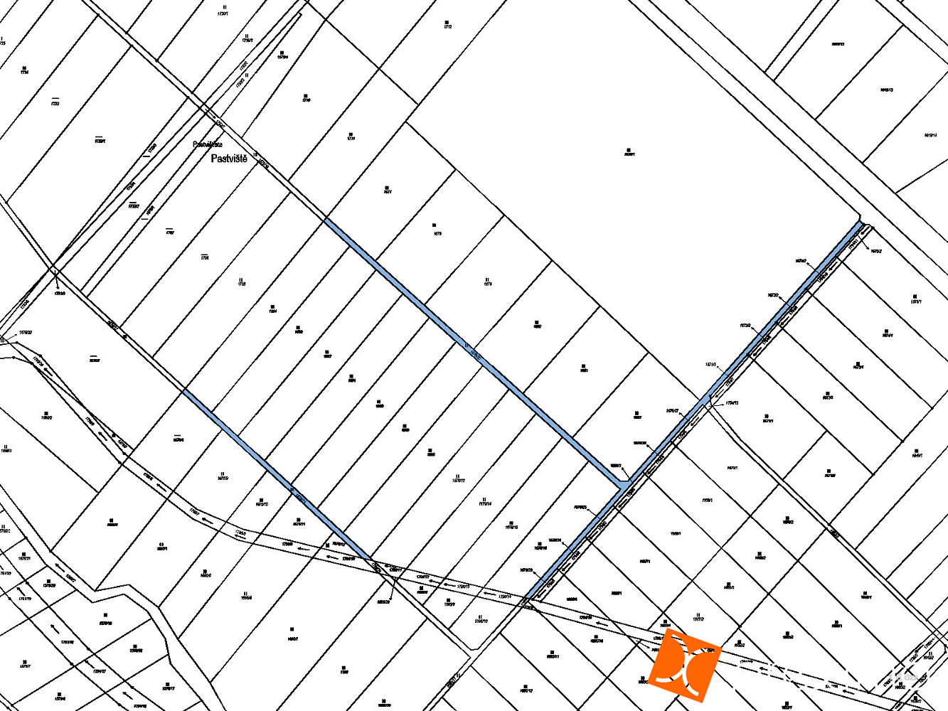 Prodej pozemku 43 m² – pohled 4