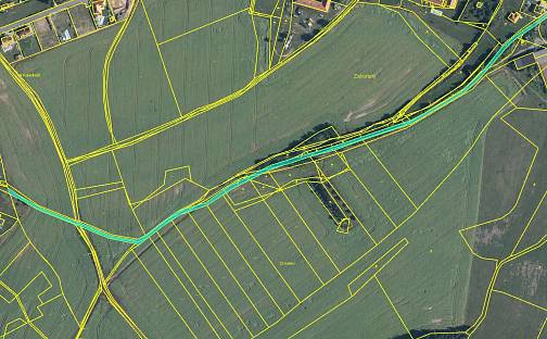 Prodej pole 5 303 m², Zahořany, okres Praha-západ