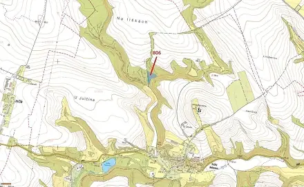 Dražba lesa 8 141 m², Snědovice