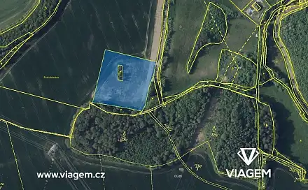 Prodej pole 3 399 m², Bžany, okres Teplice