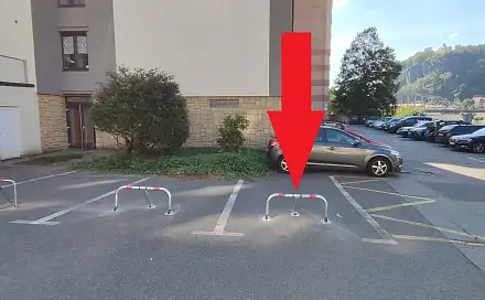 Parkovací stání v centru Děčína, Karla Čapka, Děčín - Děčín I-Děčín