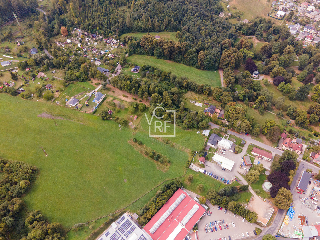 Prodej stavebního pozemku 3 468 m² – pohled 2