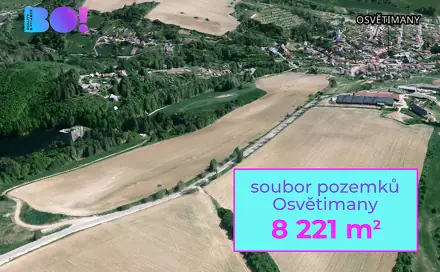 Prodej pole 8 221 m², Osvětimany, okres Uherské Hradiště