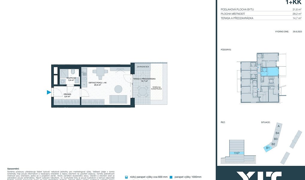 Prodej bytu 1+kk 29 m², Brno – náhled fotky 2
