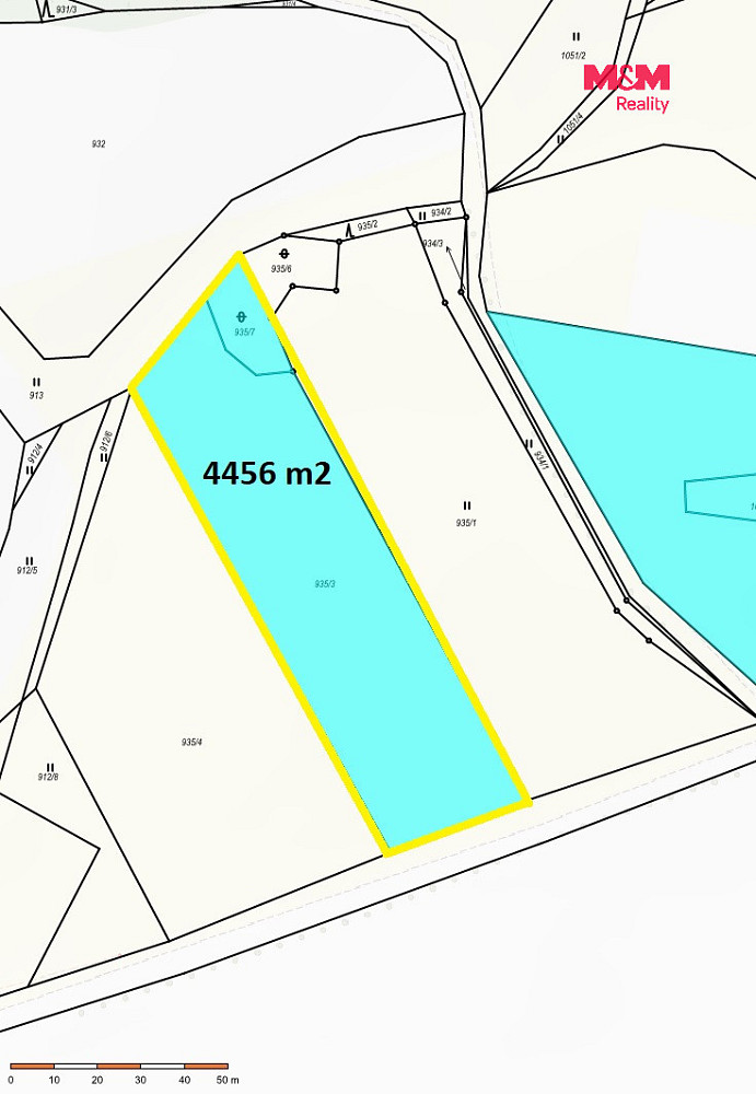 Prodej pole 4 456 m² — photo 3
