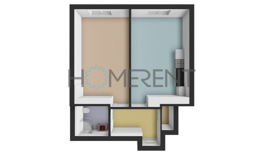 Pronájem bytu 2+kk 48 m², Praha – náhled fotky 15