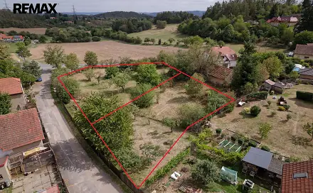 Prodej stavebního pozemku 1 050 m², Nečín, okres Příbram