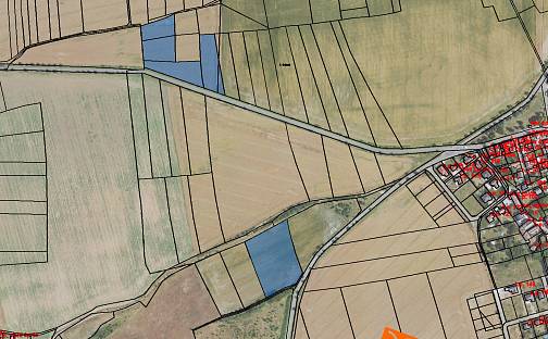 Prodej pole 5 527 m², Dobříč, okres Praha-západ