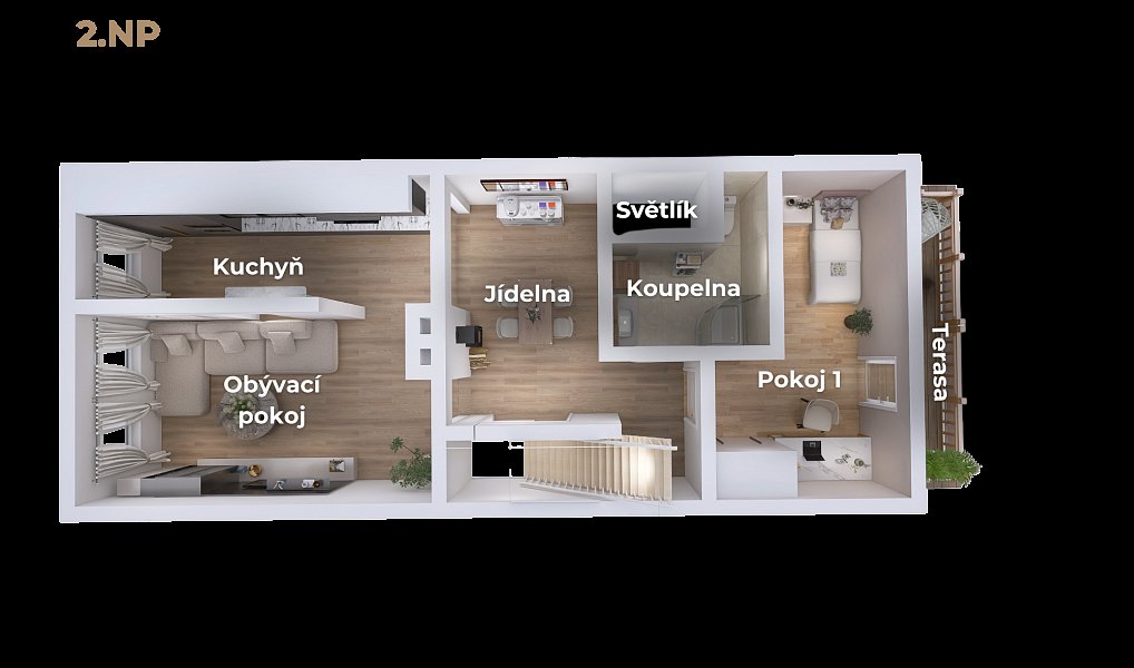 Prodej domu 210 m² s pozemkem 214 m², Ivančice – náhled fotky 48