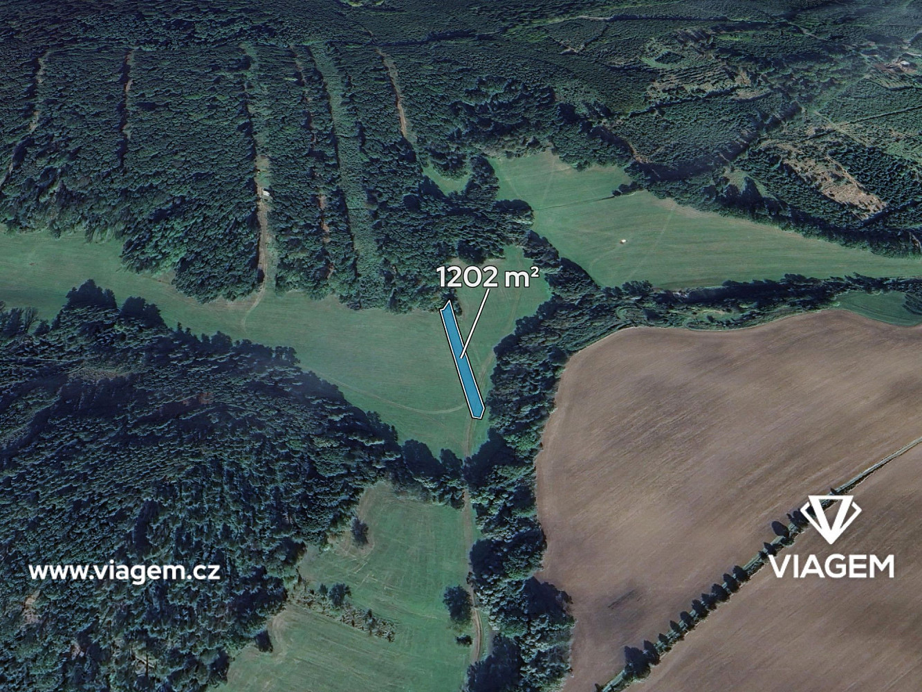 Prodej pole 1 202 m²