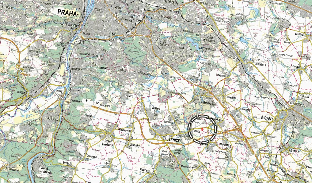 Prodej pole 9 193 m², Jesenice – náhled fotky 3