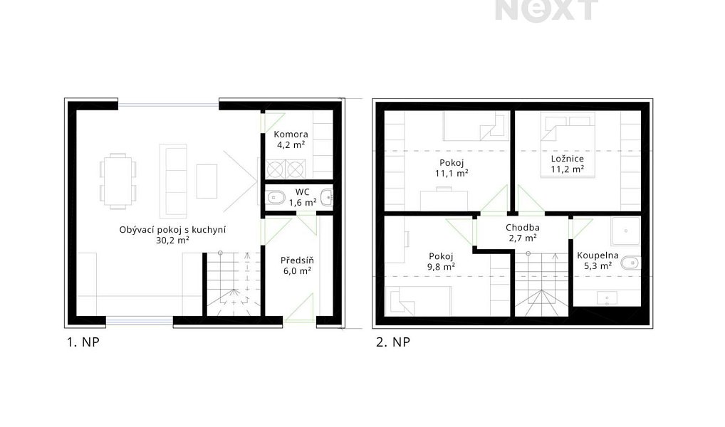 Prodej domu 87 m² s pozemkem 261 m², Borová – náhled fotky 12