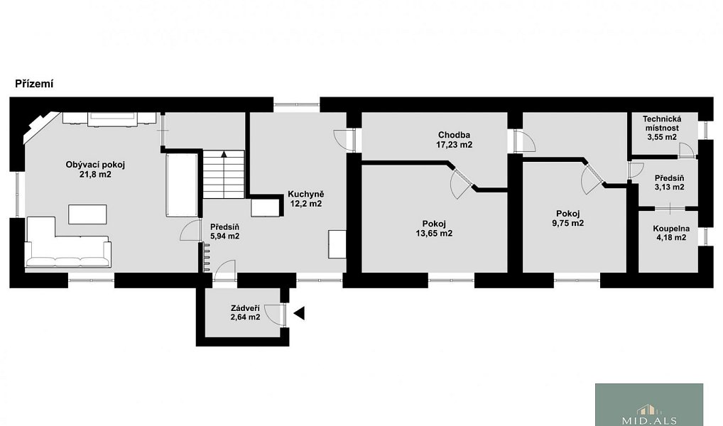 Prodej domu 200 m² s pozemkem 1 164 m², Nevřeň – náhled fotky 18