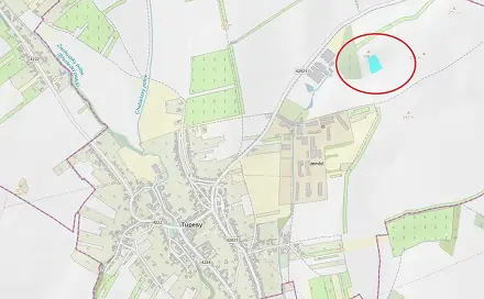 Prodej pole 4 100 m², Tupesy, okres Uherské Hradiště