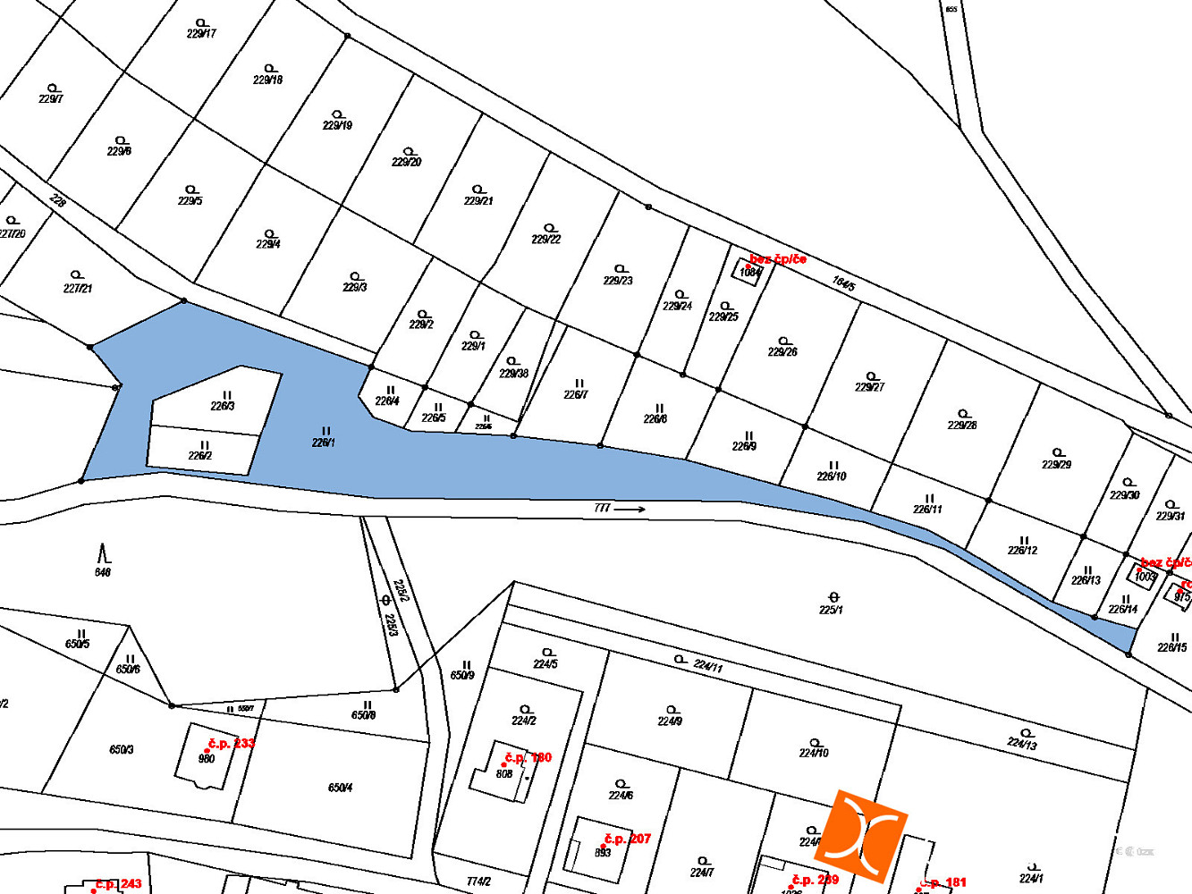 Prodej pozemku 151 m² – fotografie 2