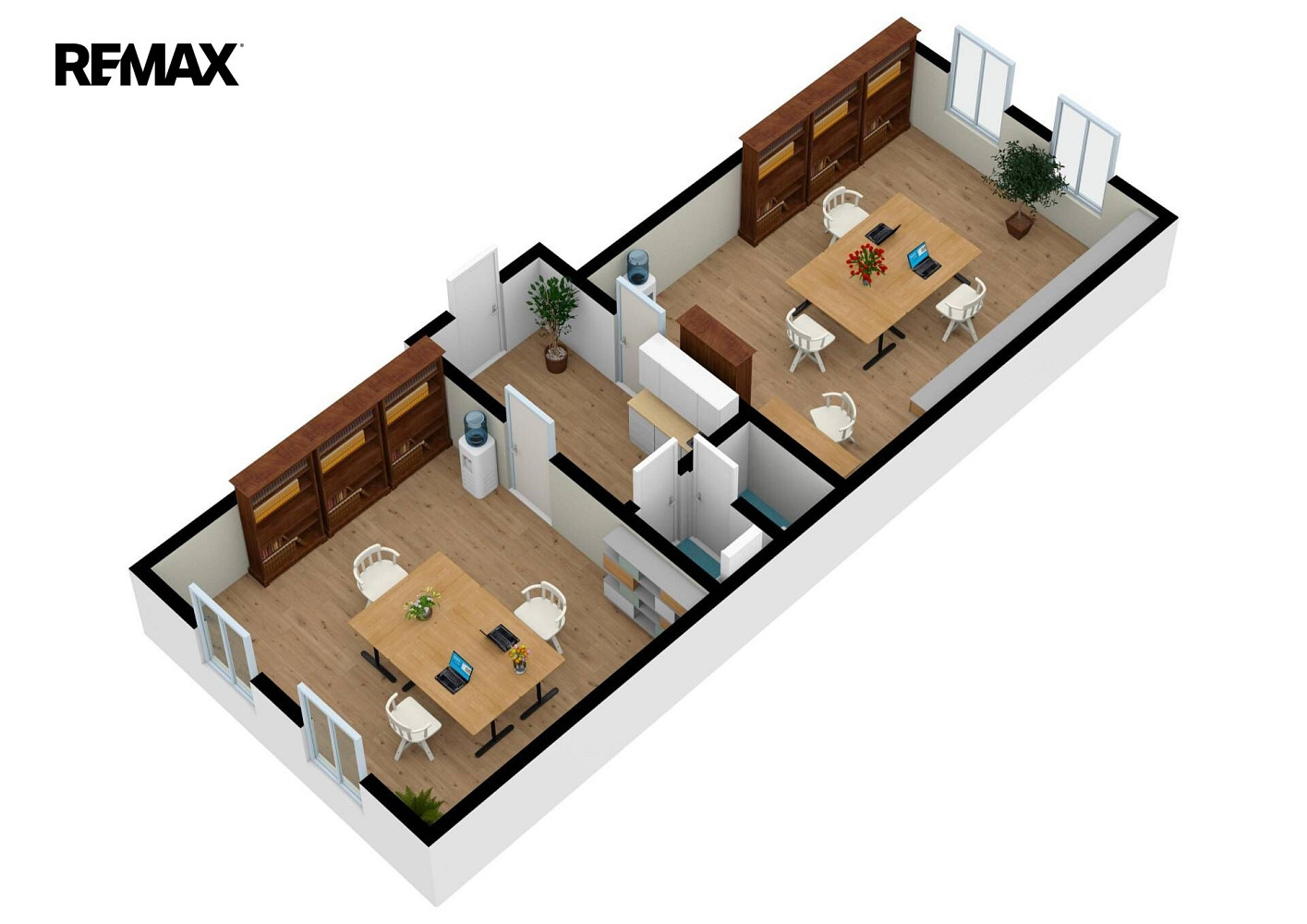 Pronájem kanceláře 61 m² – fotografie 4